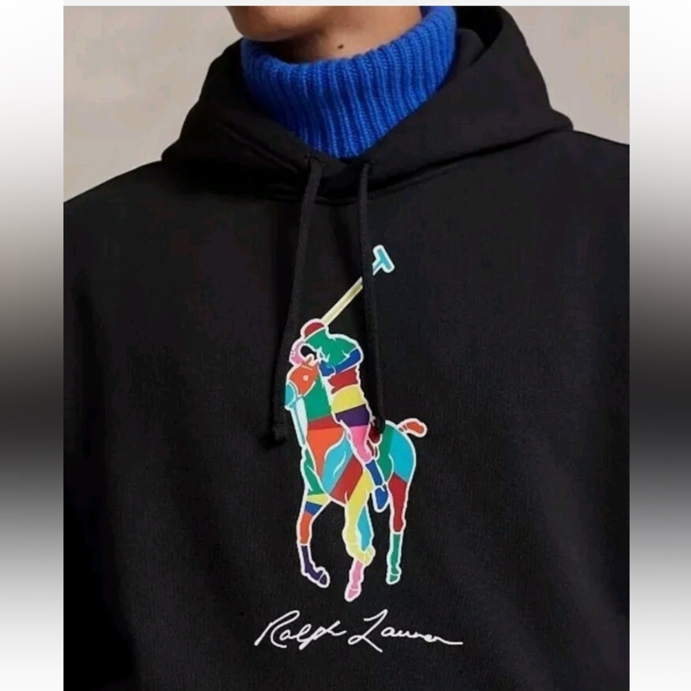 POLO RALPH LAUREN Men Big Pony Fleece Hoodie. XS - Picture 4 of 12